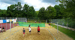 Beachvolleyballplatz in Denzlingen mit spielenden Personen