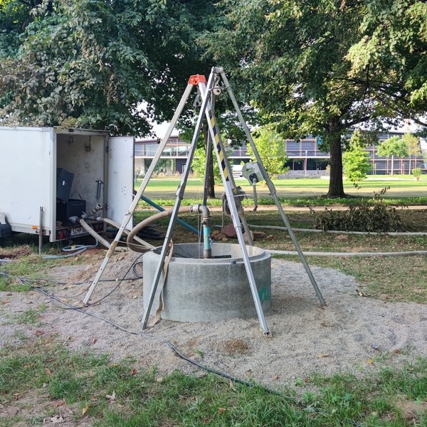 2025-02-13 Erste Probebohrungen fr ein Denzlinger Nahwrmenetz im Stadtpark 2 Foto Gemeinde Denzlingen